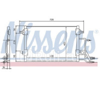 94593 - Радиатор кондиционера (NISSENS) Audi A6 C5 (1997-)