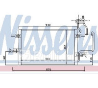 94624 - Радиатор кондиционера (NISSENS) Opel Meriva A (2003-)