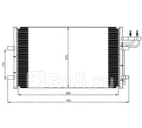 94663 - Радиатор кондиционера (NISSENS) Ford Focus 2 (2005-2008)