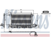 94684 - Радиатор кондиционера (NISSENS) Audi A3 8P (2004-)