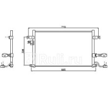 94725 - Радиатор кондиционера (NISSENS) Chevrolet Lacetti седан/универсал (2004-)