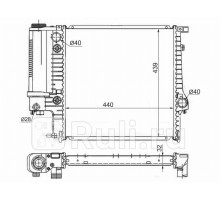 SG-BW0001 - Радиатор охлаждения (SAT) BMW E30 (1982-1990)