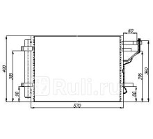 94981 - Радиатор кондиционера (NISSENS) Kia Ceed 1 (2007-)