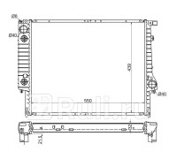 SG-BW0002 - Радиатор охлаждения (SAT) BMW E32 (1986-1994)