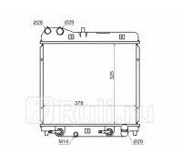SG-HD00013 - Радиатор охлаждения (SAT) Honda Fit GD (2001-2003)