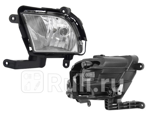 ST-223-2017L-UQ - Противотуманная фара левая (SAT) Kia Cerato 2 TD (2008-2010)