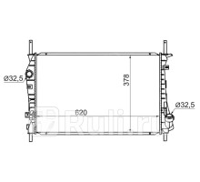 FD0004-2.0D - Радиатор охлаждения (SAT) Ford Mondeo 3 (2000-2007)