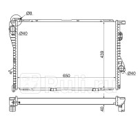 BW0005-97 - Радиатор охлаждения (SAT) BMW E39 (1995-2004)