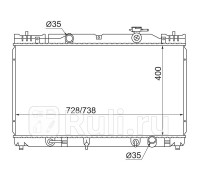 TY0003-ACV30 - Радиатор охлаждения (SAT) Toyota Camry V30 (2001-2006)
