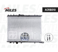 acrb010 - Радиатор охлаждения (MILES) Peugeot 206 (1998-2009)