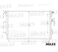 acrb189 - Радиатор охлаждения (MILES) Volkswagen Tiguan (2007-2011)