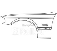 BM10018AL - Крыло переднее левое (TYG) BMW E46 купе (1998-2003)