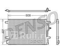 DCN02011 - Радиатор кондиционера (DENSO) Audi A4 B6 (2000-2006)