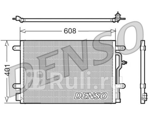 DCN02011 - Радиатор кондиционера (DENSO) Audi A4 B6 (2000-2006)