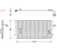 DCN02027 - Радиатор кондиционера (DENSO) Audi Q7 (2005-2009)