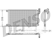 DCN05003 - Радиатор кондиционера (DENSO) BMW E46 купе (1998-2003)