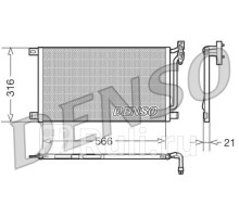 DCN05003 - Радиатор кондиционера (DENSO) BMW E46 (1998-2001)