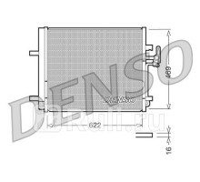 DCN10016 - Радиатор кондиционера (DENSO) Ford Mondeo 4 (2006-2010)