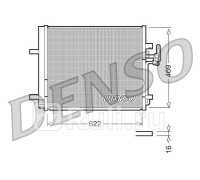 DCN10016 - Радиатор кондиционера (DENSO) Ford Mondeo 4 рестайлинг (2010-2014)