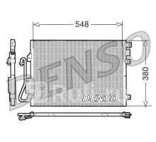 DCN23008 - Радиатор кондиционера (DENSO) Renault Clio (1990-1998)