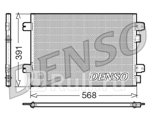 DCN23011 - Радиатор кондиционера (DENSO) Renault Megane 1 (1995-1999)