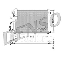 DCN46003 - Радиатор кондиционера (DENSO) Nissan Qashqai j10 рестайлинг (2010-2013)