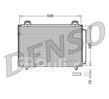 DCN50024 - Радиатор кондиционера (DENSO) Toyota Avensis 2 (2003-2006)