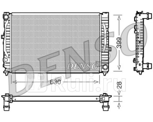DRM02032 - Радиатор охлаждения (DENSO) Audi A4 B5 (1994-1999)