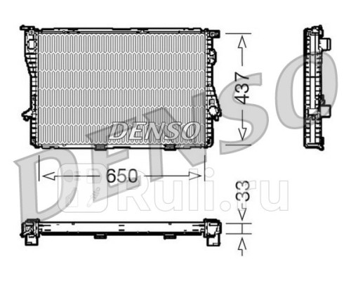 DRM05067 - Радиатор охлаждения (DENSO) BMW E39 (1995-2004)
