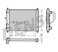 DRM09024 - Радиатор охлаждения (DENSO) Fiat Brava (1995-2003)