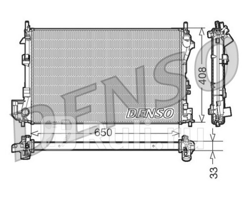 DRM20087 - Радиатор охлаждения (DENSO) Opel Signum (2003-2008)