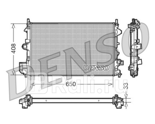 DRM20088 - Радиатор охлаждения (DENSO) Opel Signum (2003-2008)