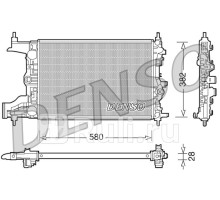 DRM20098 - Радиатор охлаждения (DENSO) Opel Astra J (2009-2017)
