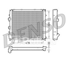 DRM23030 - Радиатор охлаждения (DENSO) Renault Kangoo 1 рестайлинг (2003-2009)