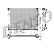 DRM23095 - Радиатор охлаждения (DENSO) Renault Trafic (2001-2014)
