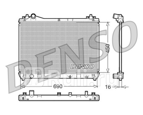 DRM47011 - Радиатор охлаждения (DENSO) Suzuki Grand Vitara (2005-2015)