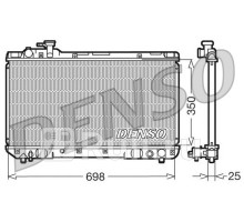 DRM50020 - Радиатор охлаждения (DENSO) Toyota Rav4 (1994-2000)