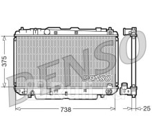 DRM50021 - Радиатор охлаждения (DENSO) Toyota Rav4 (2000-2006)