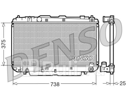 DRM50021 - Радиатор охлаждения (DENSO) Toyota Rav4 (2000-2006)