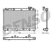 DRM50041 - Радиатор охлаждения (DENSO) Toyota Camry 40 рестайлинг (2009-2011)