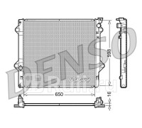DRM50048 - Радиатор охлаждения (DENSO) Toyota Land Cruiser Prado 120 (2002-2009)