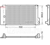 DRM50126 - Радиатор охлаждения (DENSO) Toyota Corolla 120 (2002-2007)