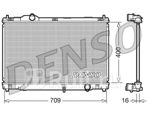 DRM51008 - Радиатор охлаждения (DENSO) Lexus GS (2004-2011)