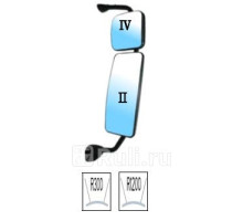 EB04BN3Z01R - Зеркало правое (DEPO) Mercedes Actros MP2 (2003-2007)