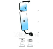 EB04BN3Z02L - Зеркало левое (DEPO) Mercedes Actros MP2 (2003-2007)