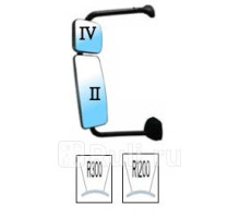 EB07BN3ZL2LLD - Зеркало левое (DEPO) Mercedes Atego (1997-2003)