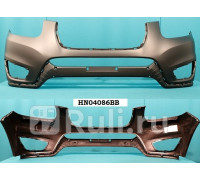 HN04086BB - Бампер передний (TYG) Hyundai Santa Fe 2 (2009-2012)