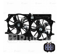 lfk-1054 - Вентилятор радиатора охлаждения+кондиционера (LUZAR) Ford Focus 1 (1998-2001)