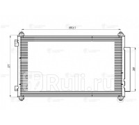 lrac-23zp - Радиатор кондиционера (LUZAR) Honda CR-V 3 рестайлинг (2009-2012)