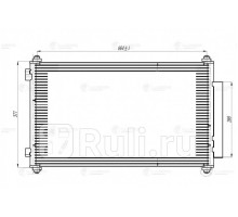 lrac-23zp - Радиатор кондиционера (LUZAR) Honda CR-V 3 рестайлинг (2009-2012)